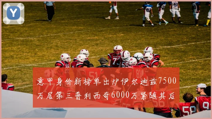 意甲身价新榜单出炉伊尔迪兹7500万居第三普利西奇6000万紧随其后